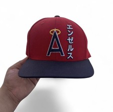 VTG MLB Los Angeles Angels American Needle SnapBack Baseball cap Kanji authentic