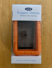 LaCie Rugged Sleeve Case for Rugged Mobile Drives, Orange/Gray/Black