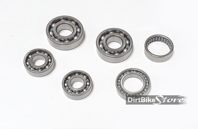 für Suzuki RM 125 ( 1989 1990 1991 ) Getriebe Getriebelager Satz 6 Stück