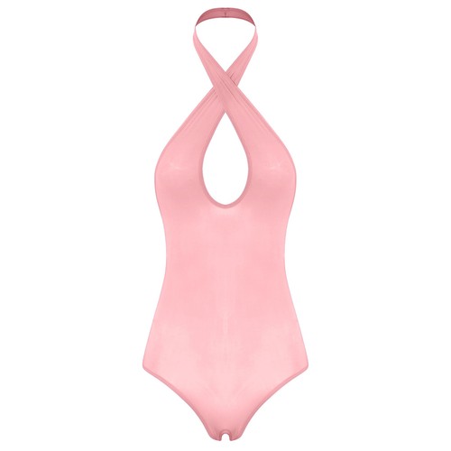 Damen Einteiler Sexy Overall Teddy Body Neckholder Catsuit Dessous Erwachsene - Bild 86 von 110