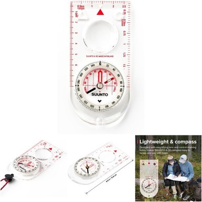 Compact Hiking Compass Luminous Markings Low Light Outdoor Navigation Tool
