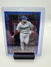2025 Topps Update Series Blue Parallel #US98 Jake Burger Texas Rangers 131/150