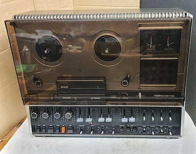 Philips N4506 Tonbandgerät mit Haube, gepflegter Zustand