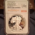 2020-W U.S. Mint AMERICAN SILVER EAGLE NGC PF70 UC 1 OZ .999 SILVER 5837008-012
