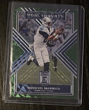 2018 Donruss Elite Marcus Mariota Dual Threats GREEN 🦠 Parallel Titans