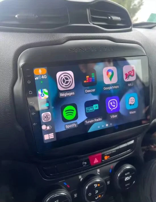 RADIO 2 DIN PER JEEP RENEGADE 2GB 32 GB NAVIGATORE GPS BLUETOOTH ANDROID WI-FI - Immagine 3 di 4