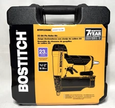 Bostitch 23-Gauge Pneumatic Pin Nailer Kit with Hard Case BTFP2350K NEW