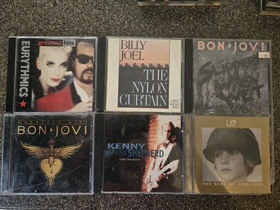 Lot Of 6 Vintage Cds Mainstream Pop Variety 80s 90s Y2K - Discs Excellent Condit