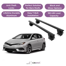 ERKUL Roof Rack Crossbars For TOYOTA COROLLA IM 2017-2018 Naked Roof Aluminum