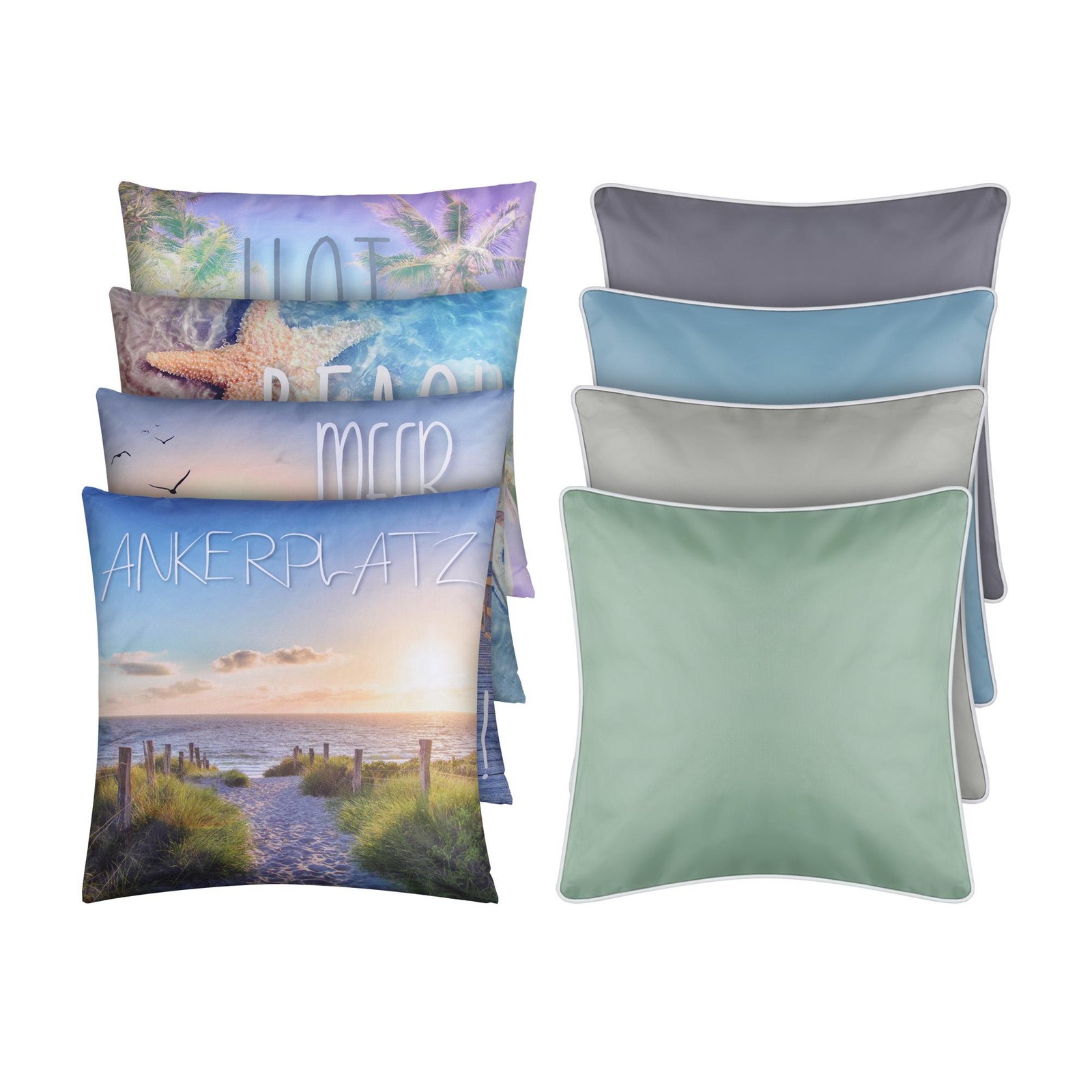 Cuscino da esterno idrorepellente 45x45
