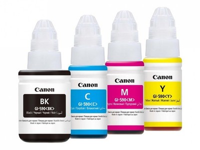 Canon Original GI-590 BK/C/M/Y Nachfülltinte 4er-Multipack - schwarz 6.000