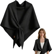 Pashmina Shawl Wraps Women Knitted Shawls and Wraps Cardigan Cape Wool Cashmere 