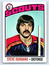 1976-77 Topps #19 Steve Durbano Kansas City Scouts