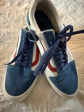 Vans Old Skool Sport Pop Red White & Blue EUC Size 7
