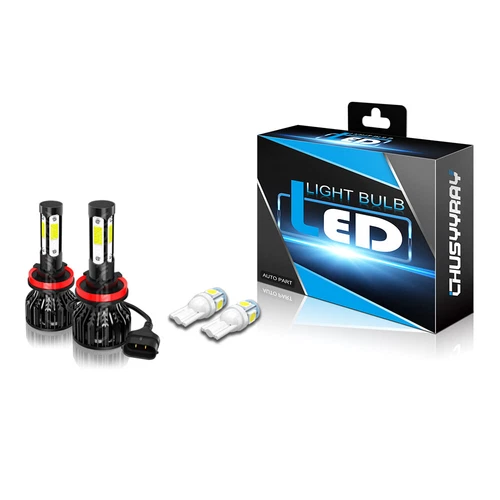 Dual LED Headlight Conversion For Aprilia 2004-2009 RSVR 1000 > 2004-2009 H11