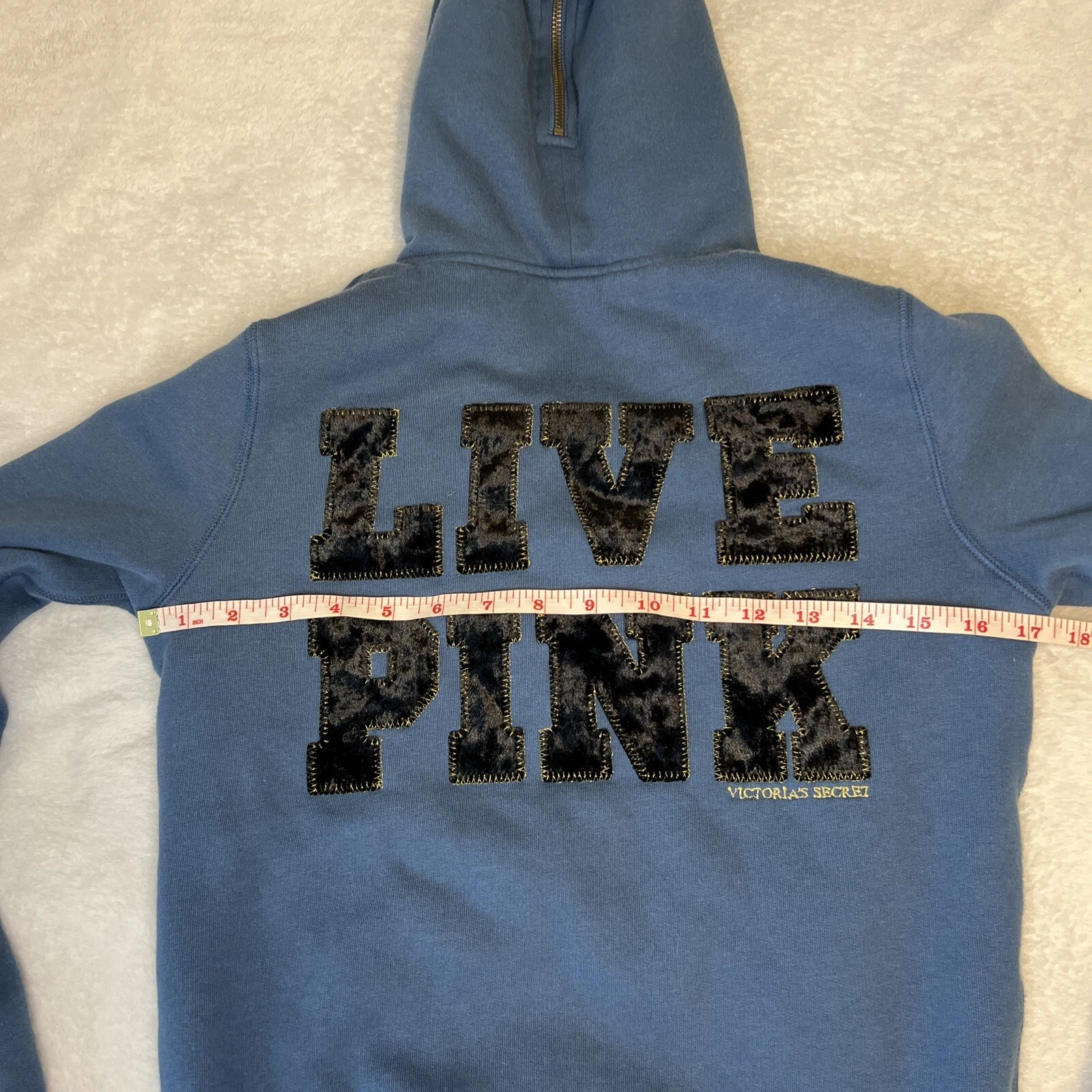 UNDERCOVER Giacca con cappuccio foderata in pelliccia rosa vivo Victorias Secret Love S Toggles velluto