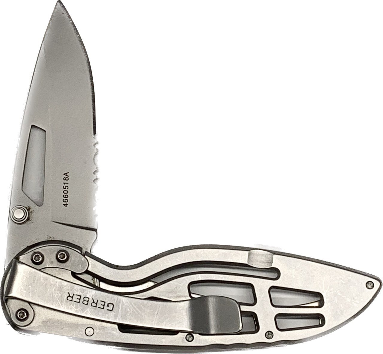Gerber 4660518A Pocket Knife + Clip Fully Functional Sharp Drop Point 3