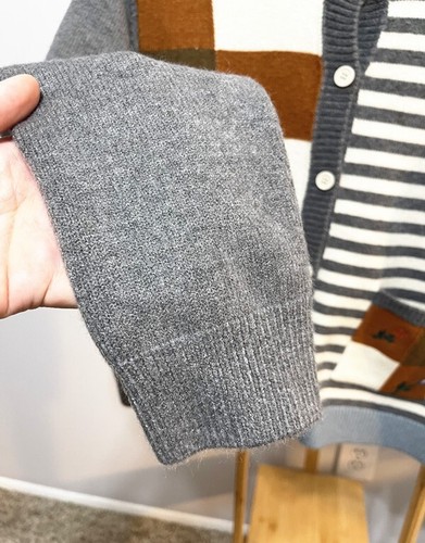 Nuevo cárdigan tejido mezcla de lana para mujer suéter ropa exterior informal abrigo cálido talla L - Imagen 7 de 10