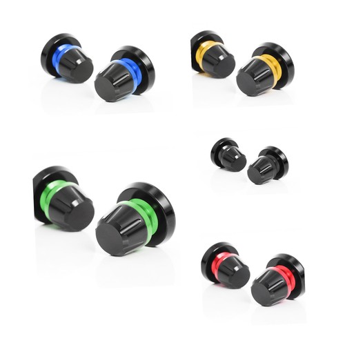 Black L-Sonic 6MM Racing Swingarm Spools Kit For YZF R1M R1 19 20 21 22 23 - Picture 2 of 6