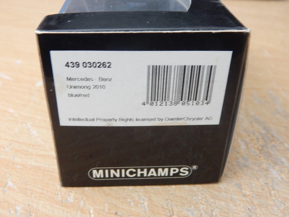 MINICHAMPS 1/43 UNIMOG 2010 1949 blue & red #439 030262, 1/1104 Boehringer - Image 3 of 4