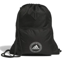 Adidas Unisex Black Classic 3S 2 Sackpack/Gym/Drawstring Bag (5156958) - NWT