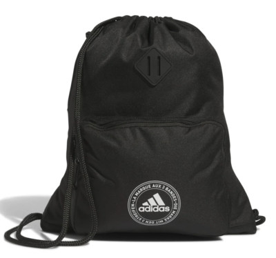 Adidas Unisex Black Classic 3S 2 Sackpack/Gym/Drawstring Bag (5156958) - NWT