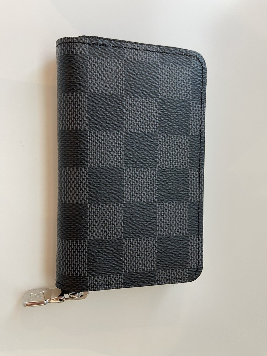 Louis Vuitton Vertical Zipper Wallet Men - Diamer Graphite Louis Vuitton Vertical Zipper Wallet Men - Diamer Graphite