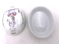 Precious Moments-Bless You Graduate Girl Covered Box 3.25"  231290
