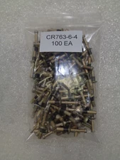 CHERRY RIVETS CR763-6-4 BAG OF 100 EACH NEW