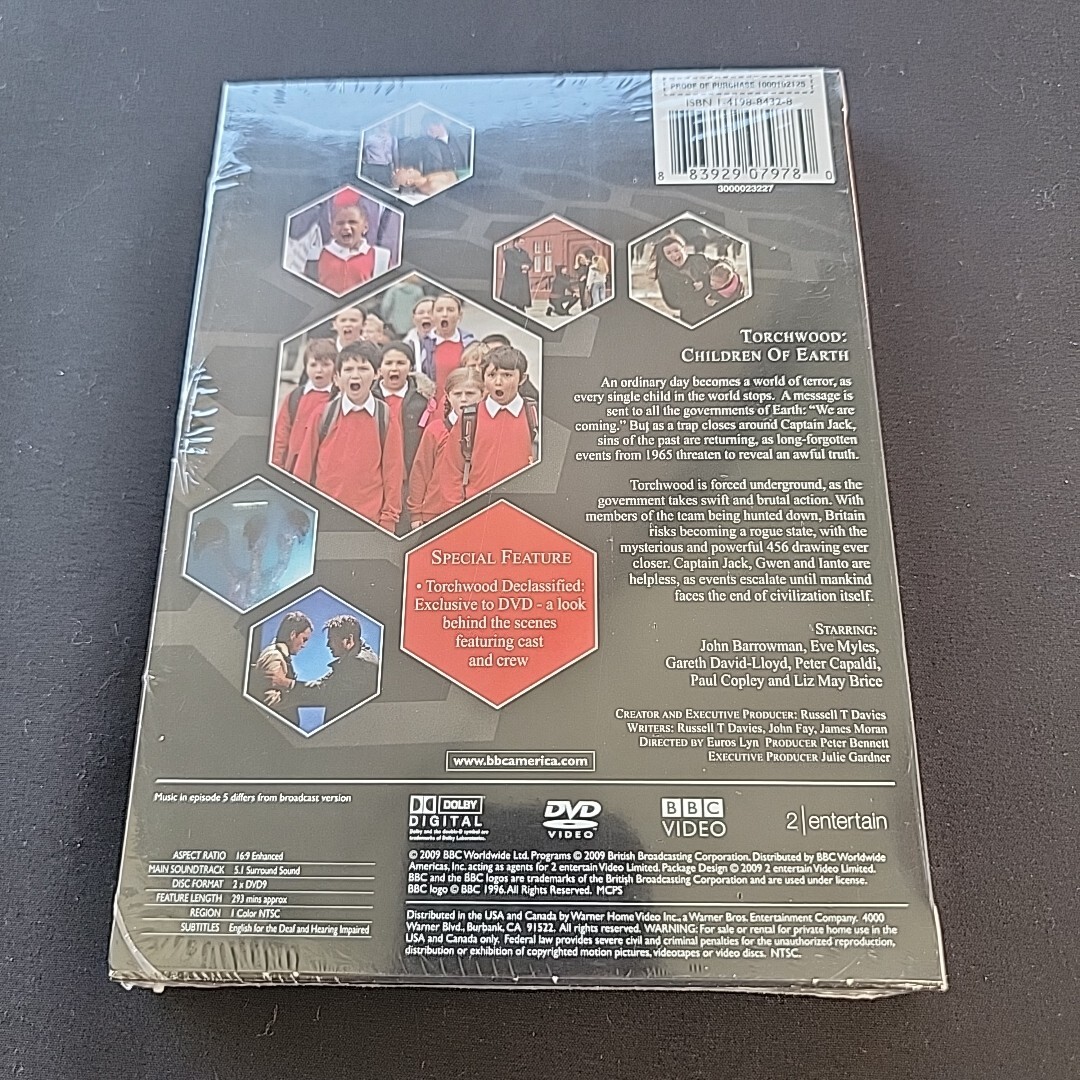 Torchwood: Children of Earth DVD BBC Video NEW-FACTORY