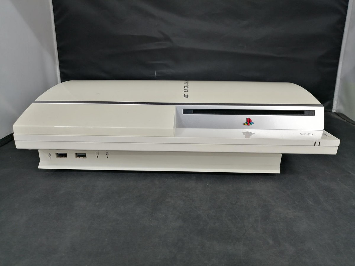 SONY PS3 CECHH00 CW 40GB Ceramic White Game Console Tested