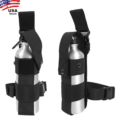 Tactical Drop Leg Water Bottle Holster Ambidextrous MK9 Thigh Holder Pouch Bag