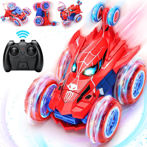 Remote Control Car Toy for Kids,Double Sided RC Stunt Car for Boys 4-7,360°Rotat
