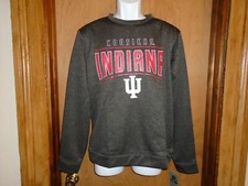 Indiana Hoosiers J America Men's 100 Polyester Sweatshirt Size Small NWT