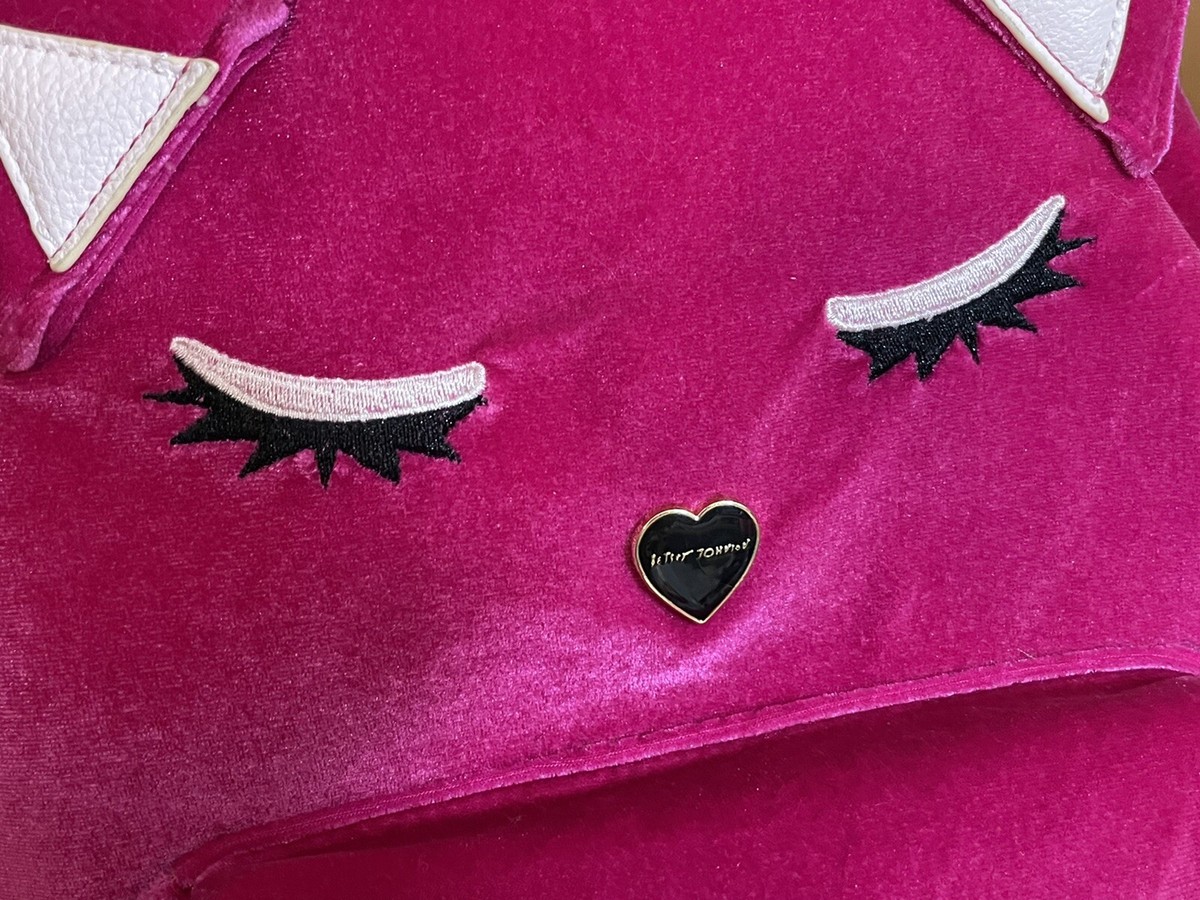 SALE! NWT BETSEY JOHNSON HOT PINK CAT BACKPACK Kittie backpack Betsey Johnson New | Mercari main image 2