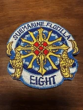 Vintage US Navy Submarine Flotilla Eight Patch