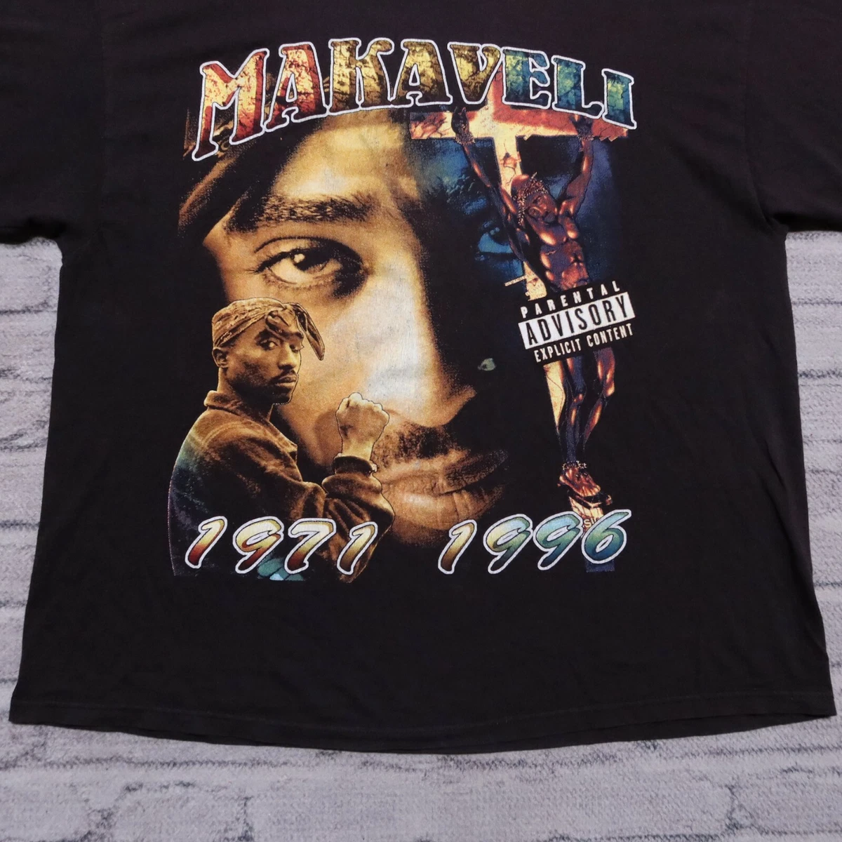 Vintage 2Pac Makaveli The Don Tshirt Size XXL Rap Tee 90s Tupac Rare