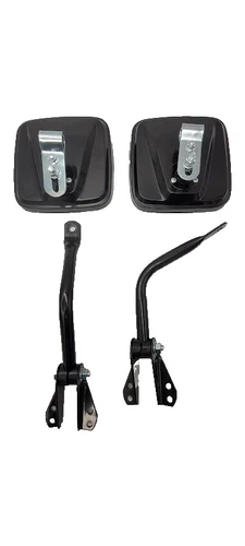 Jeep CJ7 CJ5 Willys CJ6 CJ3 mirrors RHLH BLACK