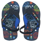 BOYS INFANTS URBAN BEACH BUBBLE BUS SLING BACK FLIP FLOPS BLUE SANDALS