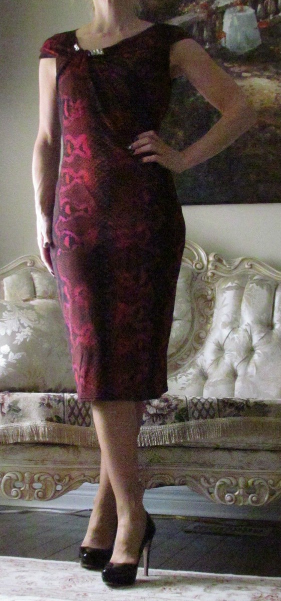 burgundy snake print dress Buy Long Tall Sally Burgundy Red Snake Print Tea Midi Dress from Next USA