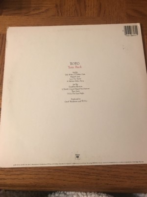 Toto: Turn Back Album | eBay