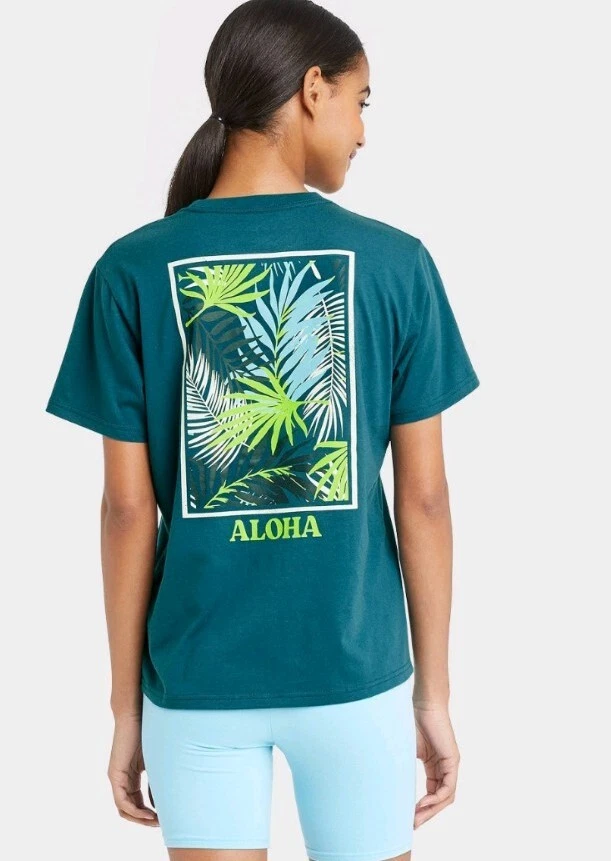 Woman's Maui Hawaii Aloha Graphic T-Shirt, Size XS Front Pocket  - Image 2 of 4