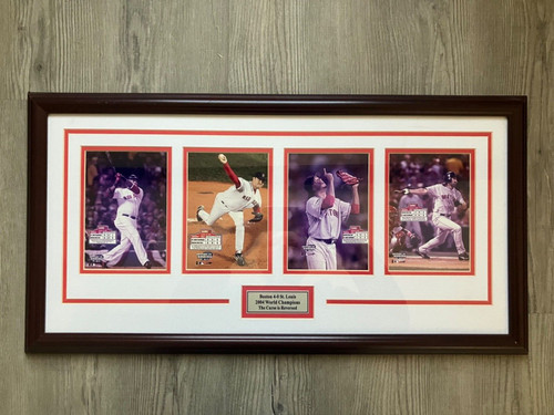 2004 Boston Red Sox World Champions Framed Print  "THE CURSE IS REVERSED"  ORTIZ