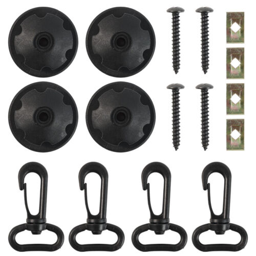 Kit de herrajes de carga para automóvil anclajes de clip de retención fijación de tornillo para red de malla de almacenamiento - Imagen 2 de 9