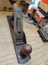 Vtg Craftsman Wood Hand Plane 13.5 Inch Smooth Bottom in Good Shape!