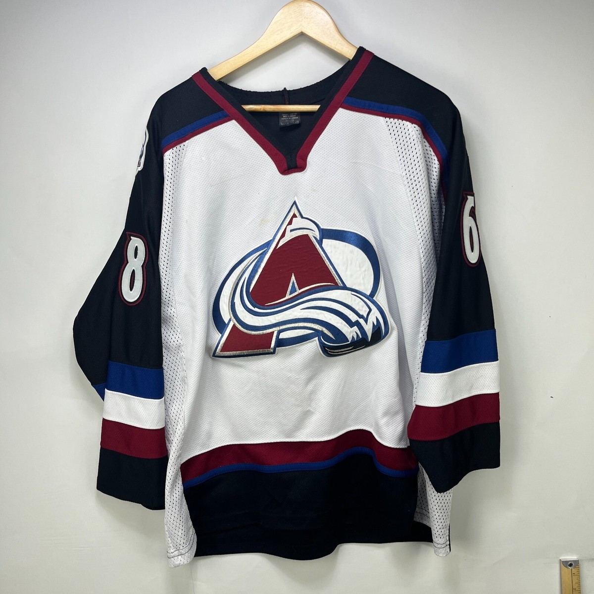 Vintage Colorado Avalanche 10th Anniversary Hockey Jersey #68 Medium  Oversized