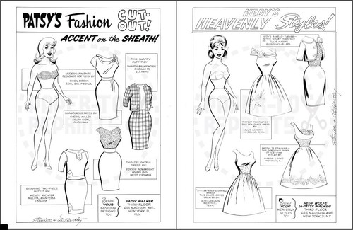 ASSORTED VINTAGE COMICS PAPER DOLL COLORING PAGES - BOOKLET FORMAT - Picture 13 of 20