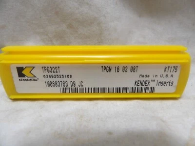 Kennametal TPG322T Carbide Inserts (Qty of 5 Inserts)