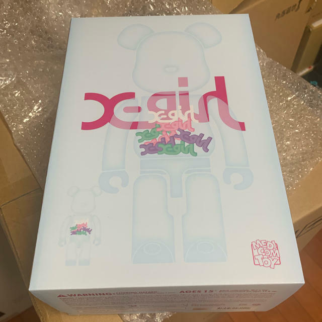 Medicom toy Bearbrick BE@RBRICK X-girl 100% 400% F/S | eBay