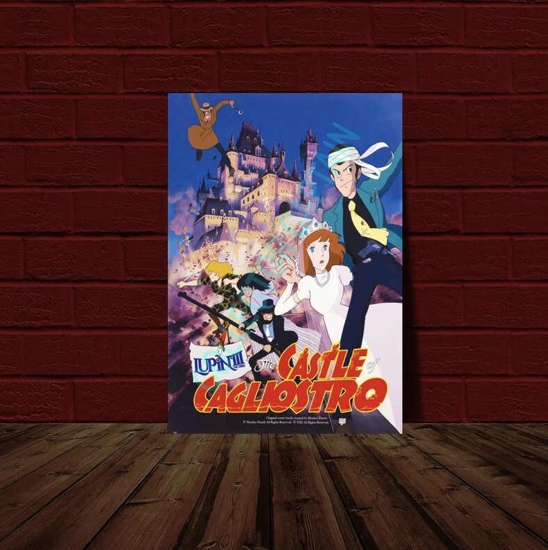 Lupin the 3rd: The Castle of Cagliostro  Japanese Movie Poster Reprint